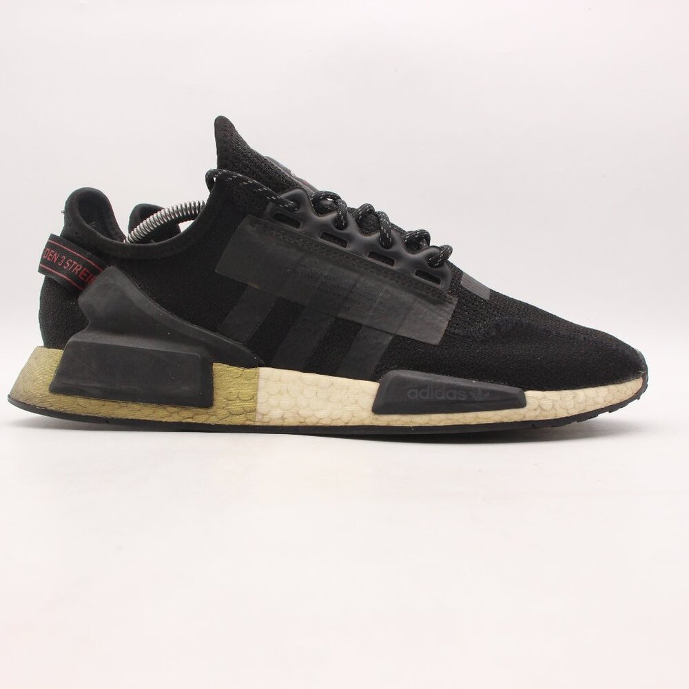 Adidas NMD V2 Men's 11 Gold Metallic Running Shoes Sneakers Lace Up FW5327